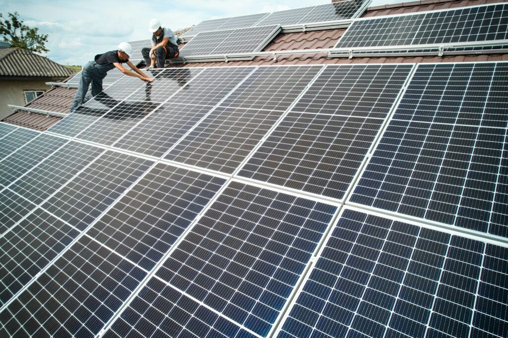 solar panel installation